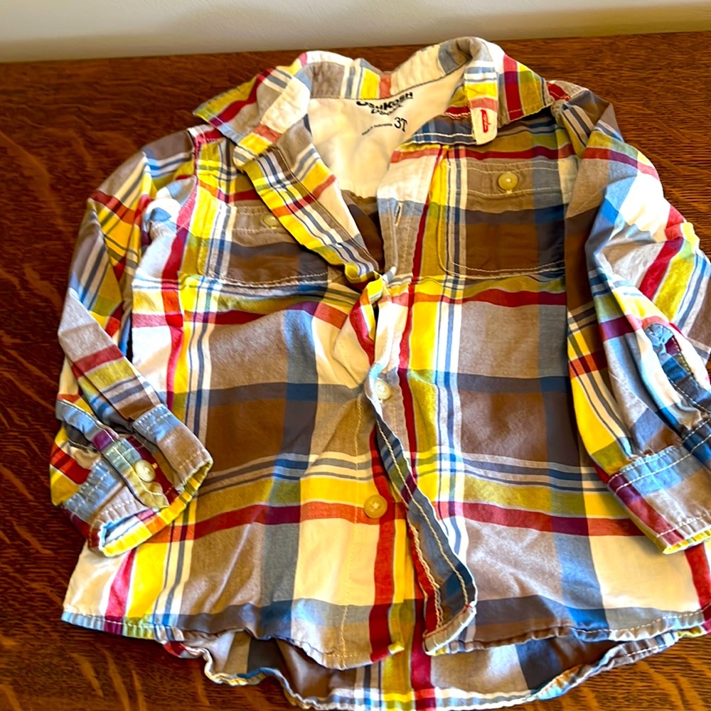 Plaid button up